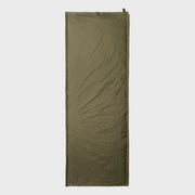 Snugpak Antarctic Mat WGTE in Olive Green - mat unrolled showing full length