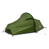 Vango Apex Compact 100 tent in forest green, side profile