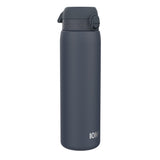 ION8 Leak Proof 1 Litre Thermal Water Bottle, Insulated Steel, Ash Navy, 1L