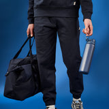 ION8 Leak Proof 1 Litre Thermal Water Bottle, Insulated Steel, Ash Navy, 1L