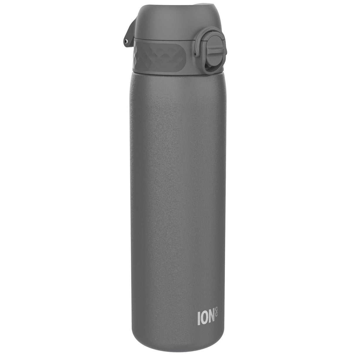 ION8 Steel Slim Leak Proof Water Bottle, Grey, 600ml