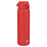 ION8 Leak Proof 1 Litre Thermal Water Bottle, Insulated Steel, Red, 1L