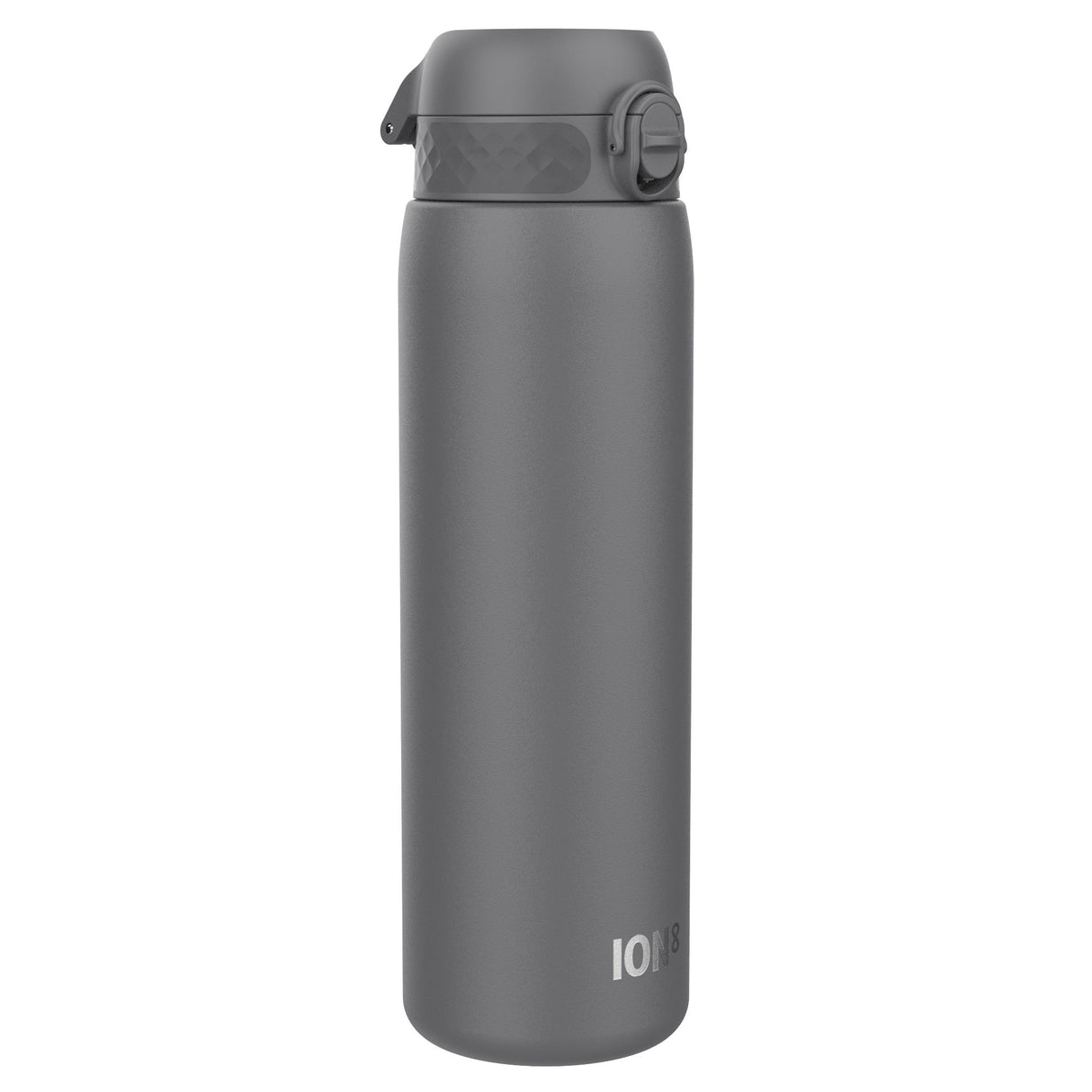 ION8 Leak Proof 1 Litre Water Bottle, Stainless Steel, Grey, 1L