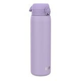 ION8 Leak Proof 1 Litre Thermal Water Bottle, Insulated Steel, Light Purple, 1L