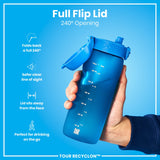 ION8 Recyclon Leak Proof Water Bottle, Blue, 750ml