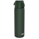 ION8 Recyclon Slim Leak Proof Water Bottle, Dark Green, 500ml