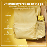 ION8 Recyclon Leak Proof Water Bottle, Yellow, 750ml
