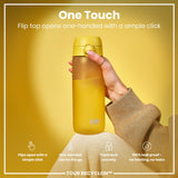 ION8 Recyclon Leak Proof Water Bottle, Yellow, 750ml