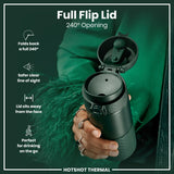 ION8 HotShot Insulated Steel Travel Mug, Dark Green, 360ml