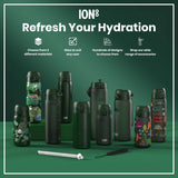 ION8 HotShot Insulated Steel Travel Mug, Dark Green, 360ml