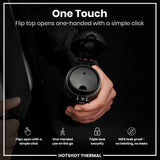 ION8 HotShot Insulated Steel Travel Mug, Black, 360ml