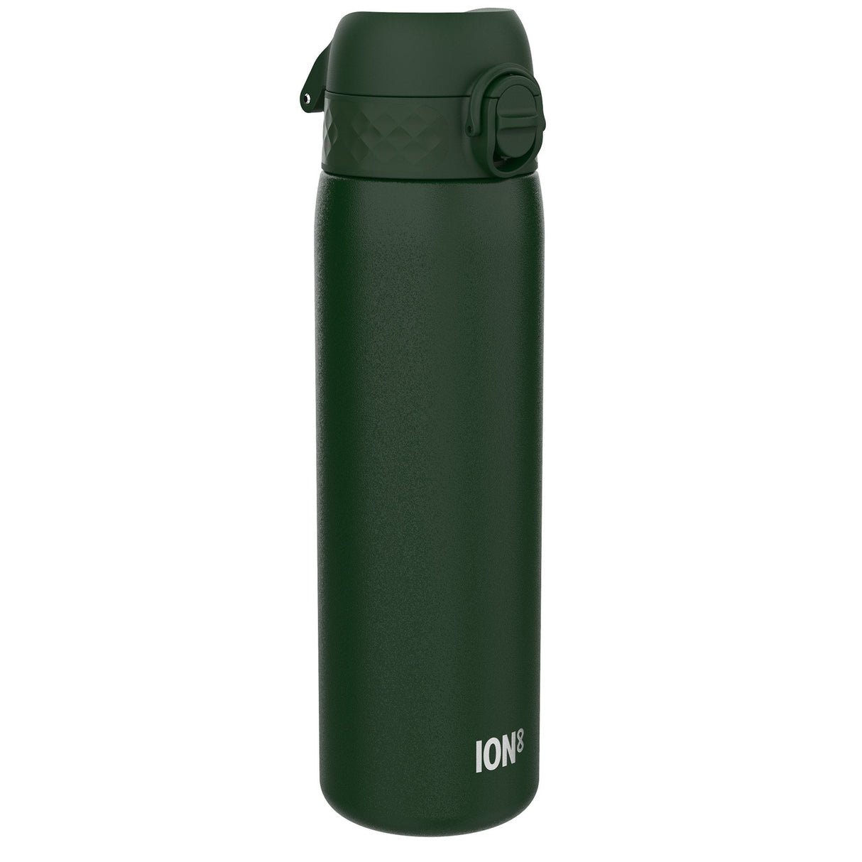 ION8 Leak Proof Slim Thermal Water Bottle, Insulated Steel, Dark Green, 500ml
