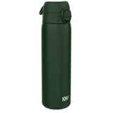 ION8 Leak Proof Slim Thermal Water Bottle, Insulated Steel, Dark Green, 500ml
