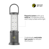 Ledlenser AL10R Work lantern with tunable white from 3000 to 6500K and three individually switchable light panels