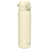 ION8 Steel Slim Leak Proof Water Bottle, Creamy White, 600ml
