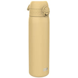 ION8 Steel Slim Leak Proof Water Bottle, Desert, 600ml