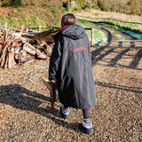 Gumbies S-Cape Changing Robe - Black & Burgundy alternate view 4