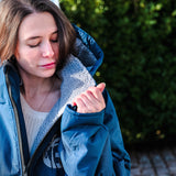 Gumbies S-Cape Changing Robe - Navy & Grey alternate view 3