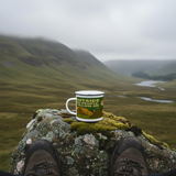 I Go Outside to Avoid People Enamel Mug 12oz – for Her