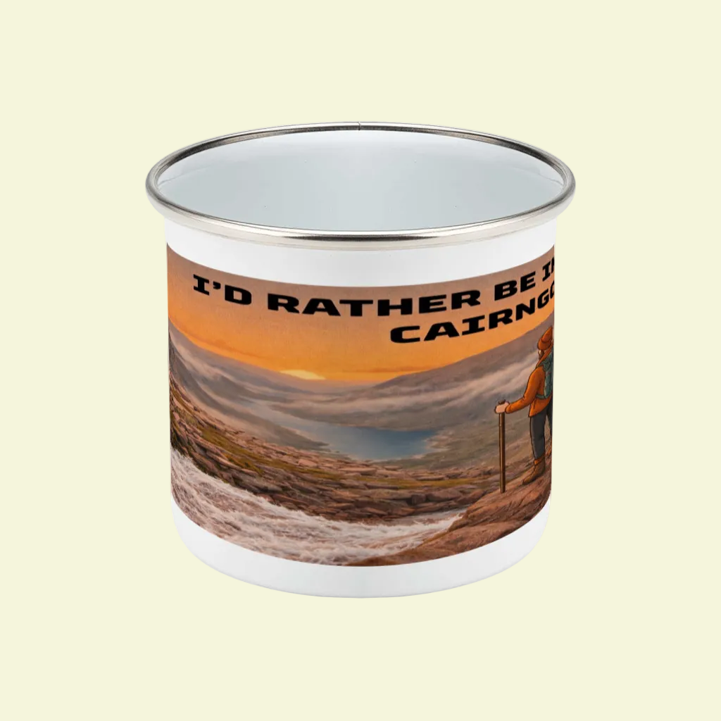 I'd Rather Be in the Cairngorms Enamel Mug 12oz – for Him