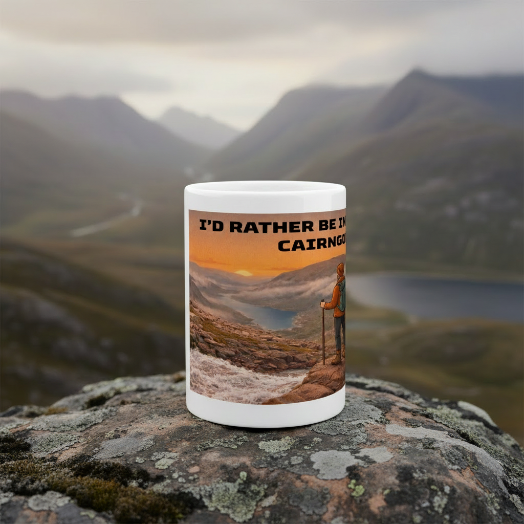 I'd Rather Be in the Cairngorms Ceramic Mug 15oz - for Him