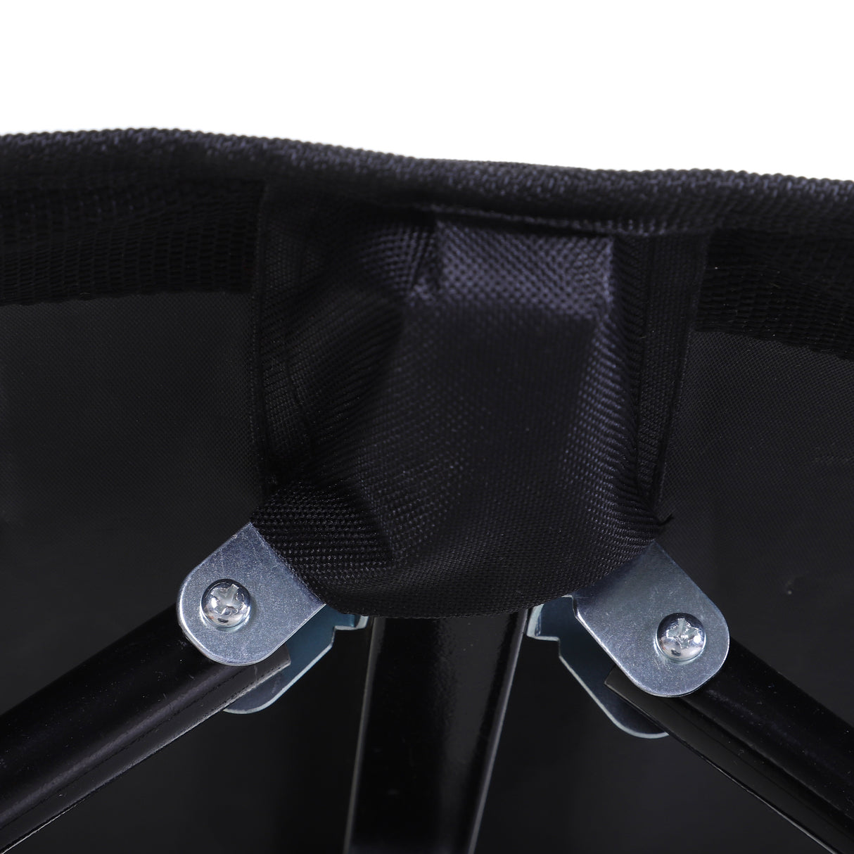 Outsunny Double Camping Cot Bed - Black underside frame detail