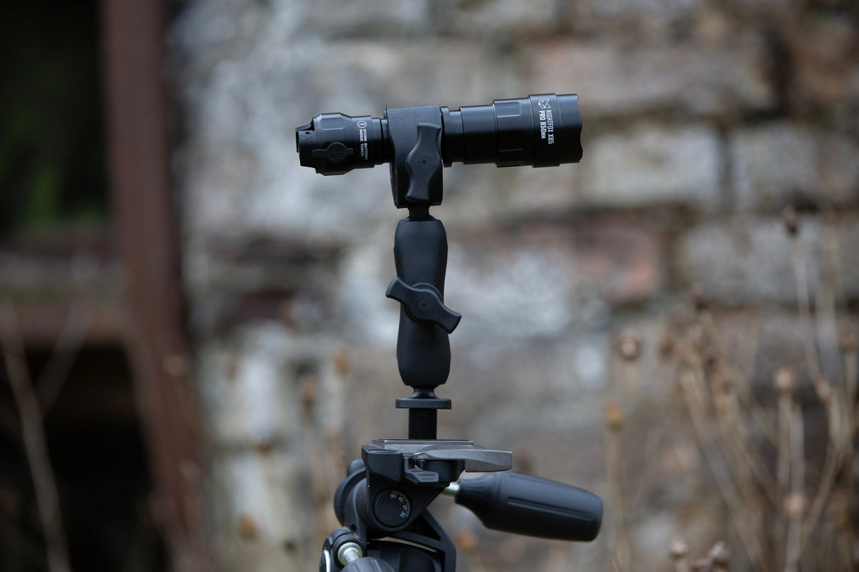 Nightfox Rugged Torch Tripod Mount - ball-and-socket joint detail