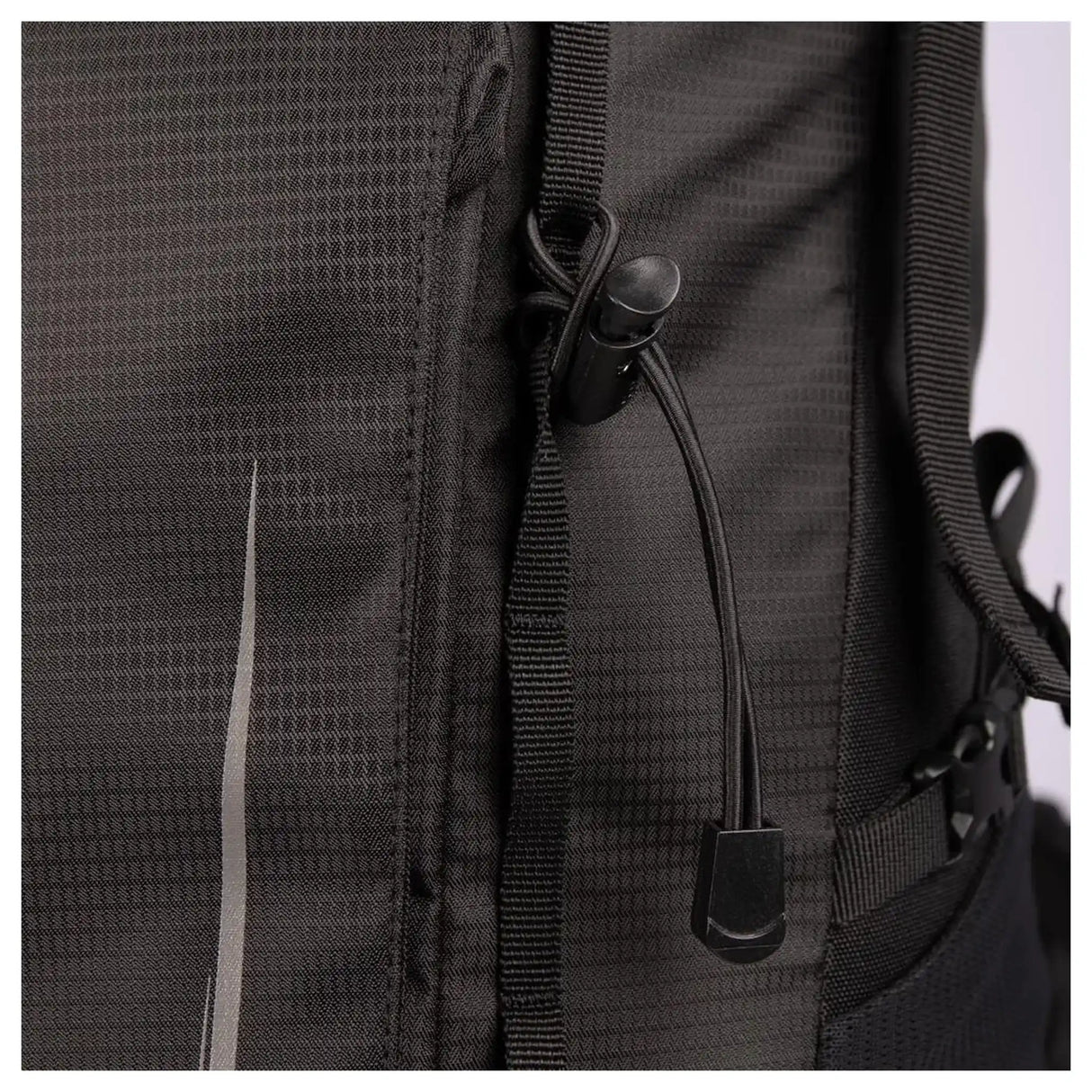 Vango Denali Pro 60:70 rucksack in black, reflective detail