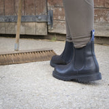 Bareback Detroit Steel Toe Cap Work Boots - Black worn lifestyle