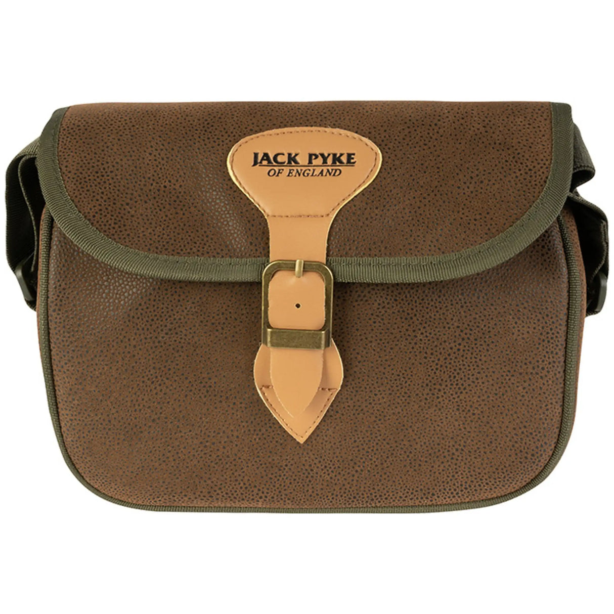 Jack Pyke Duotex Speed Loader Cartridge Bag - Brown front view no strap