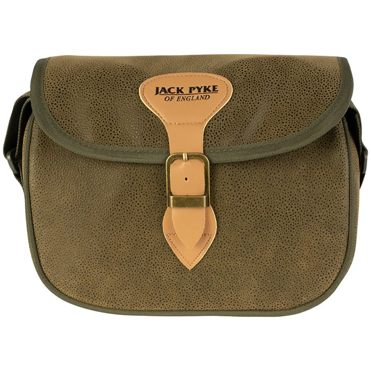 Jack Pyke Duotex Speed Loader Cartridge Bag - Green front view no strap