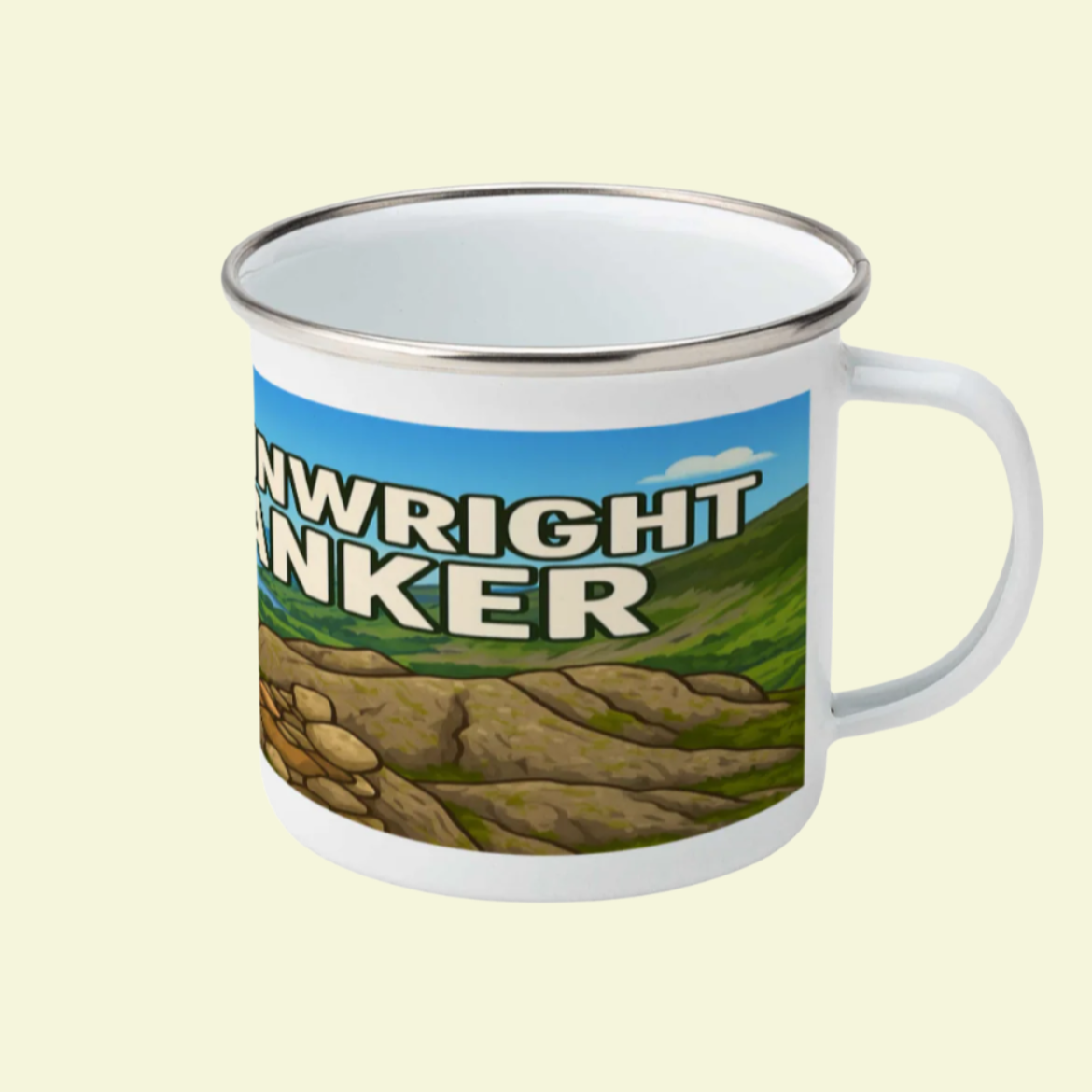 Wainwright Wanker Enamel Mug 12oz – for Him