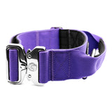 BTactical 5cm Nylon Dog Collar - Lavender Purple