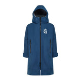 Gumbies S-Cape Changing Robe - Navy & Grey colourway front