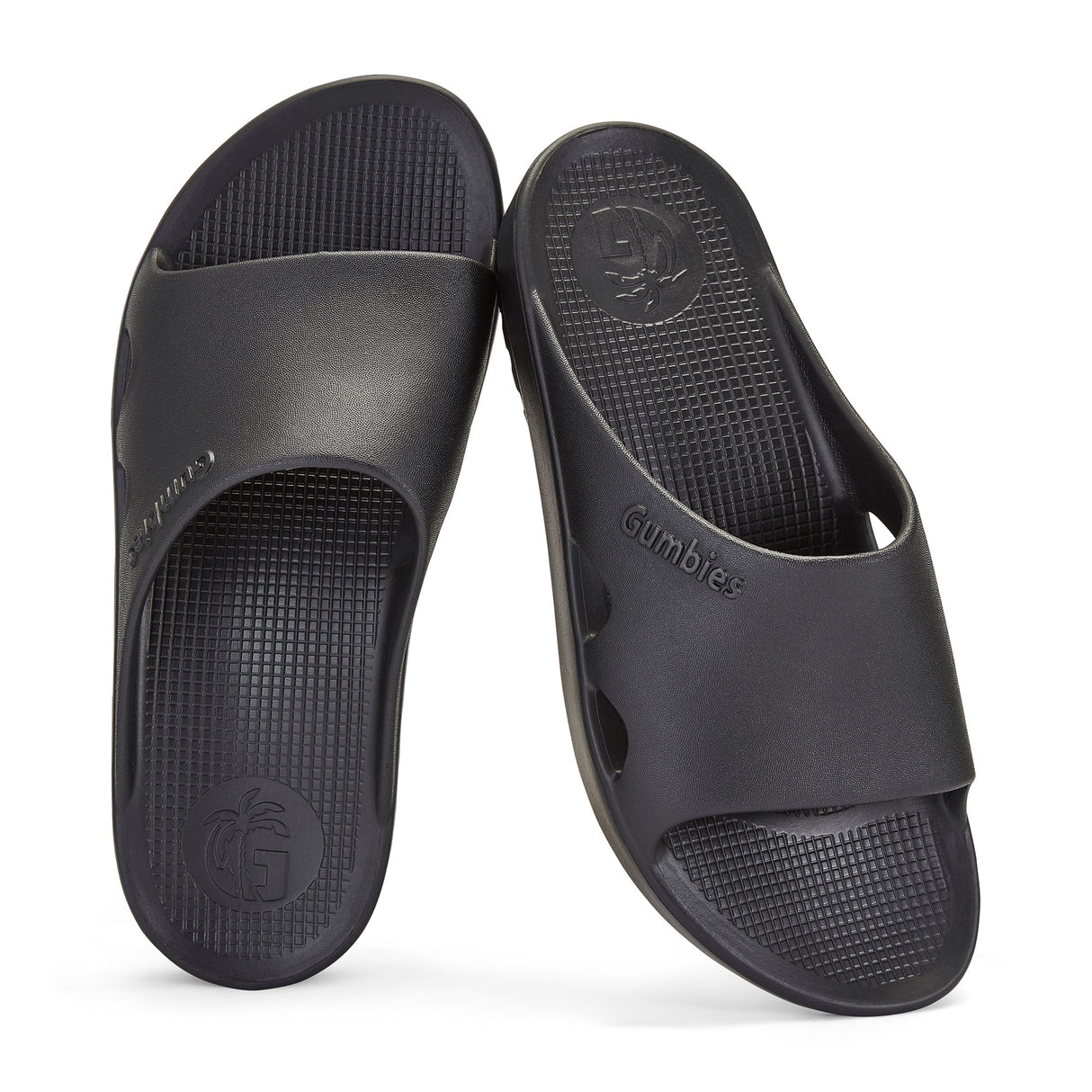 Gumbies SpaSole Sliders - Women's Black alternate view 4