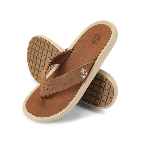 Gumbies Noosa Flip-Flops - Women's Latte colourway front