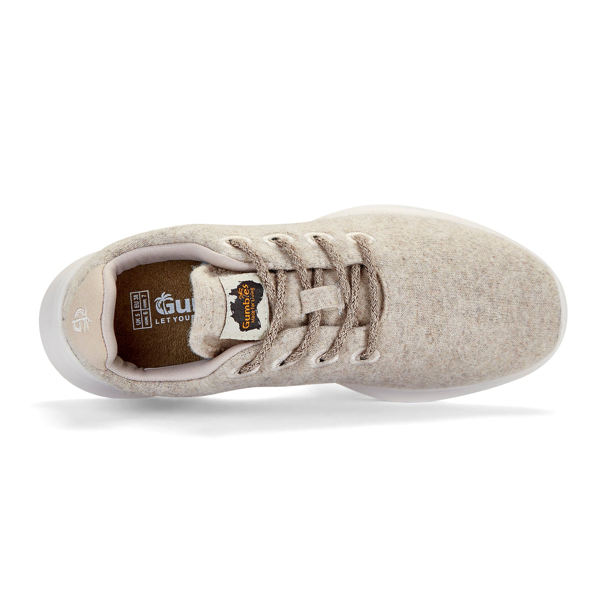 Gumbies Gumrunner Sneakers - Men's Oatmeal alternate view 5