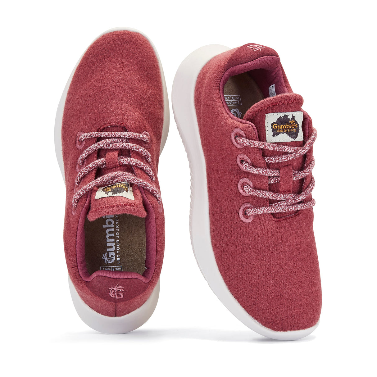 Gumbies Gumrunner Sneakers - Men's Berry alternate view 4