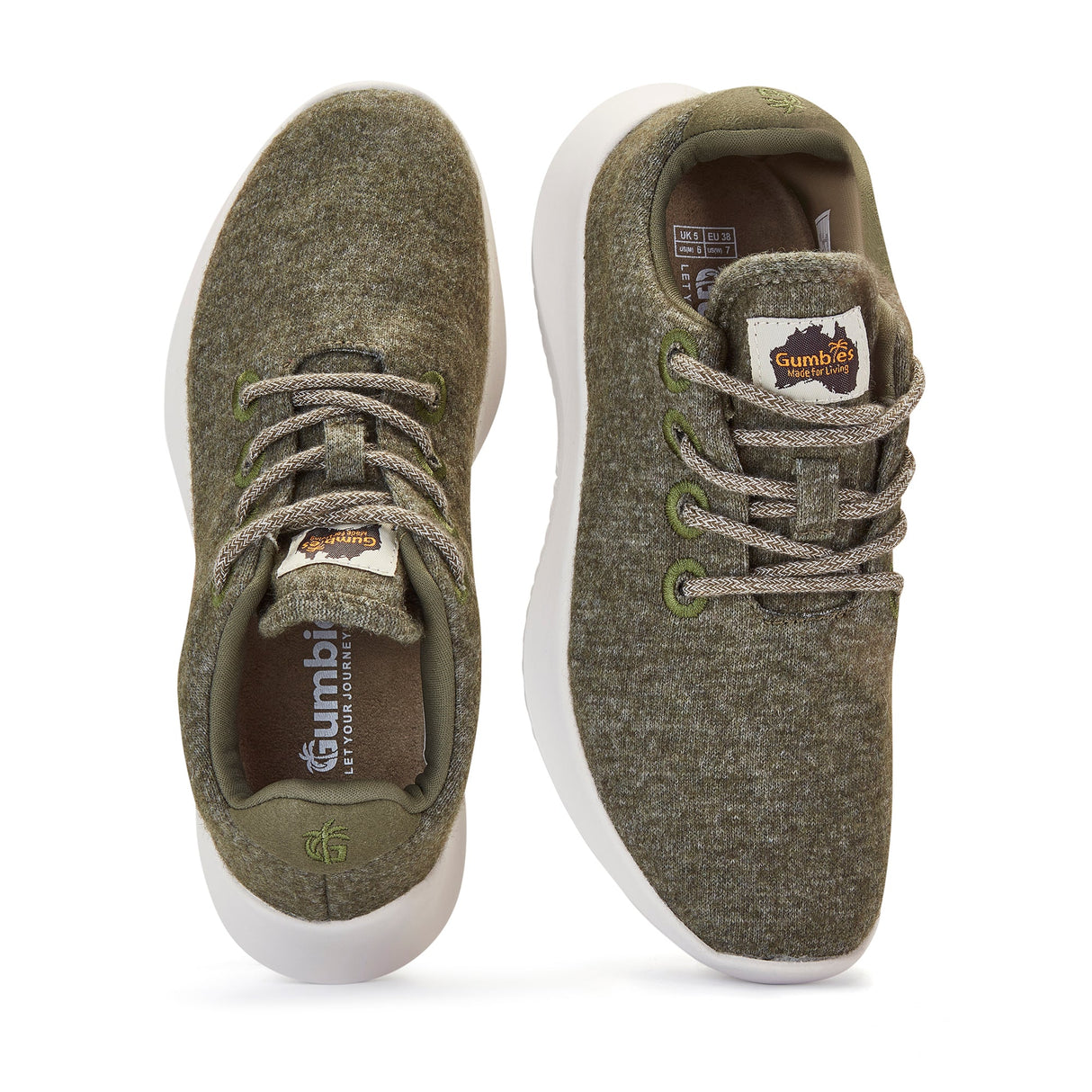 Gumbies Gumrunner Sneakers - Men's Moss alternate view 3