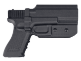Kydex Customs Pro Series Glock Holster in black on transparent background