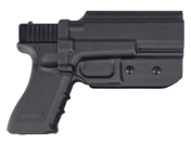Kydex Customs Pro Series Glock Holster in black on transparent background
