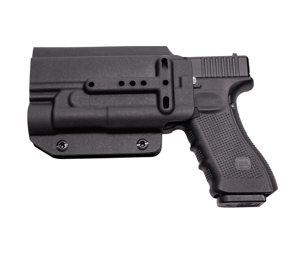 Pro Series Light-Bearing Glock Holster from the right side on white background