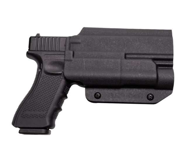 Pro Series Light-Bearing Glock Holster from the left side on white background