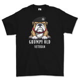 Grumpy Old RTR Tankie Veteran Printed T-Shirt - Black