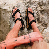 Gumbies Tracker Sandals - Men's Black alternate view 3