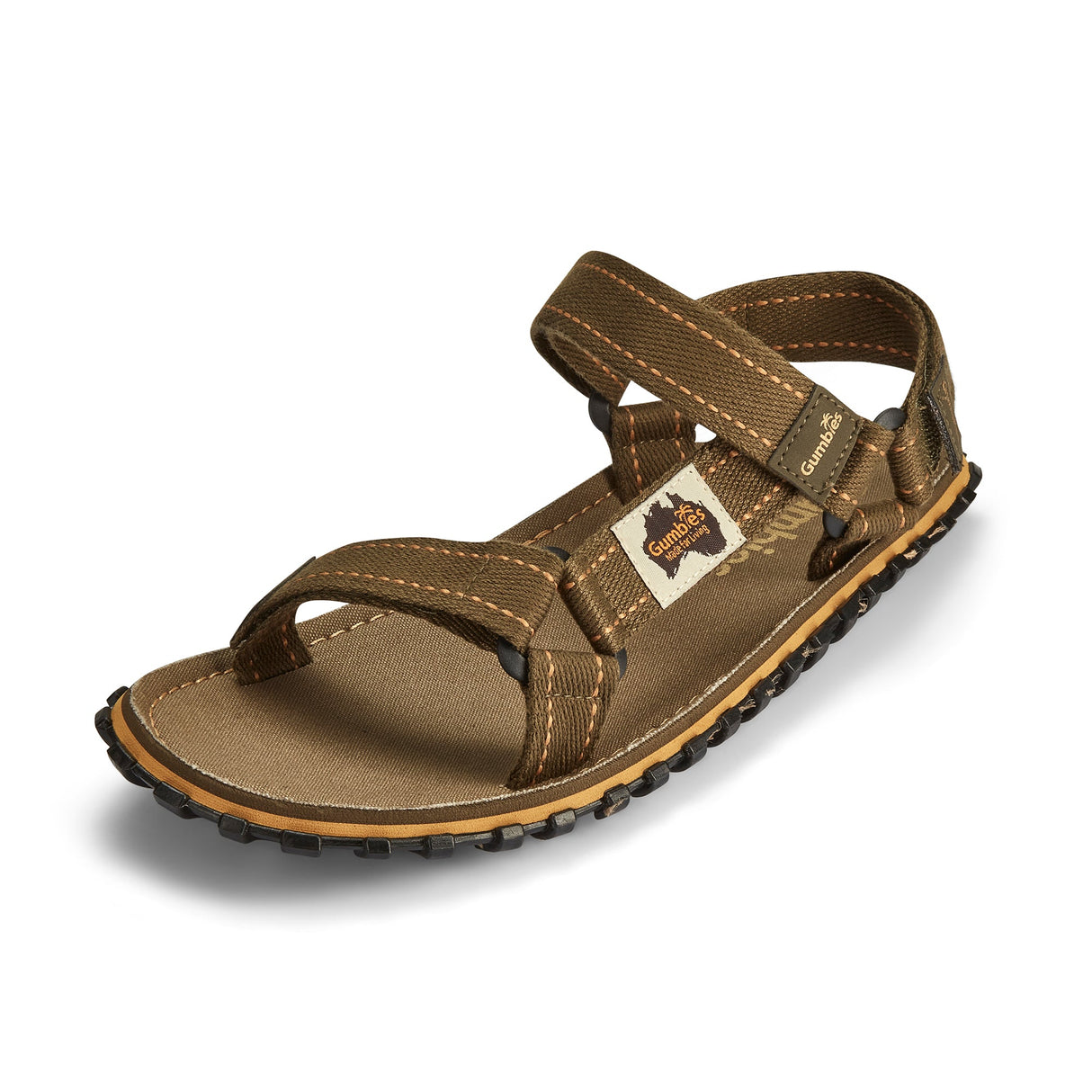 Gumbies Tracker Sandals - Men's Khaki alternate view 3