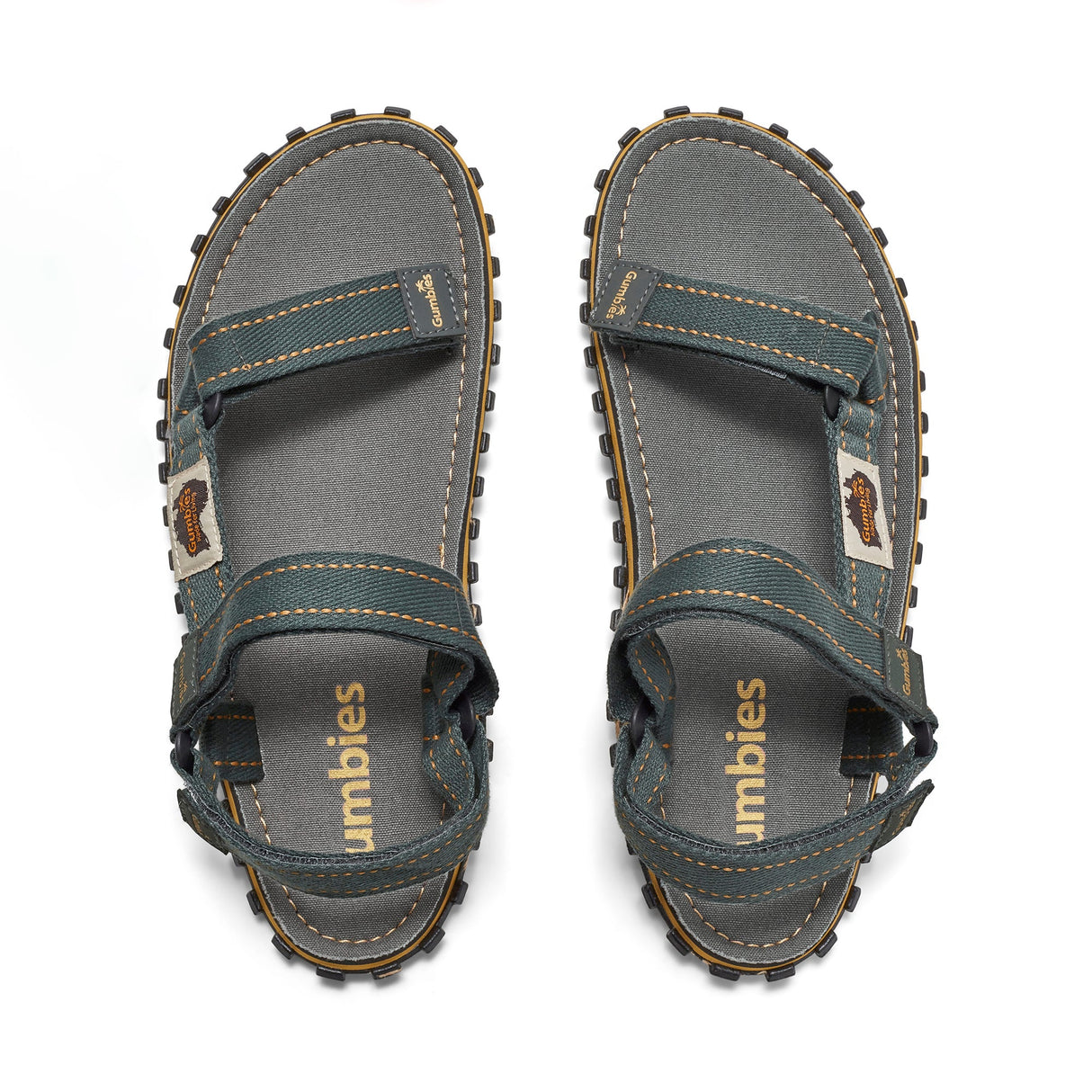 Gumbies Tracker Sandals - Men's Grey alternate view 4