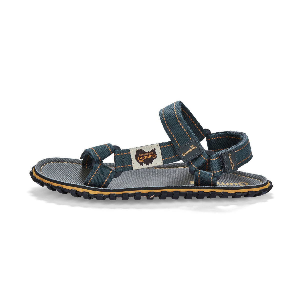 Gumbies Tracker Sandals - Men's Grey alternate view 6
