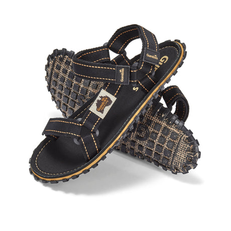 Gumbies Tracker Sandals - Men's Black colourway front