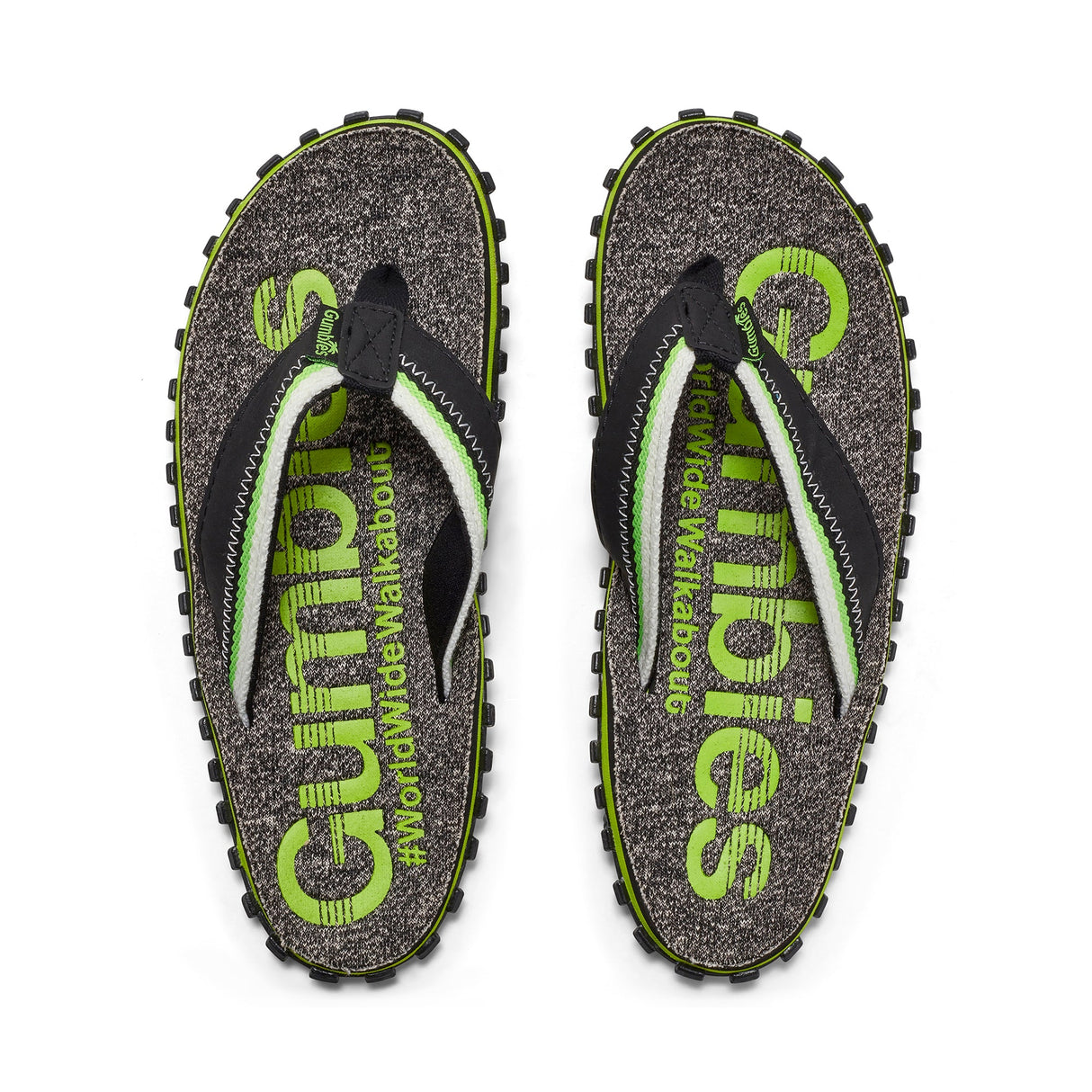 Gumbies Cairns Flip-Flops - Men's Lime alternate view 4